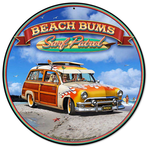 1951 Woody Metal Sign