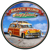 1951 Surf Woody Metal Sign