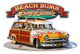 1951 Surf Woody Banner Metal Sign