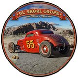 1933 Ol' Skool Coupe Metal Sign