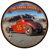 1933 Ol' Skool Coupe Metal Sign