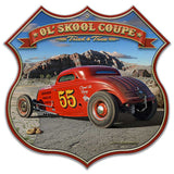 1933 Ol' Skool Coupe Metal Sign