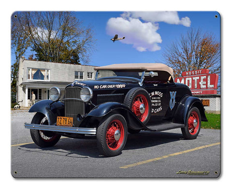 1932 Roadster at Jake's Metal Sign