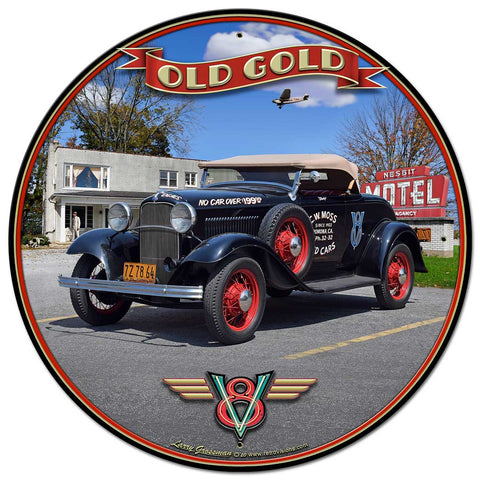 1932 Roadster at Jake's Metal Sign