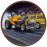 1923 T-Bucket Fuel Altered Metal Sign