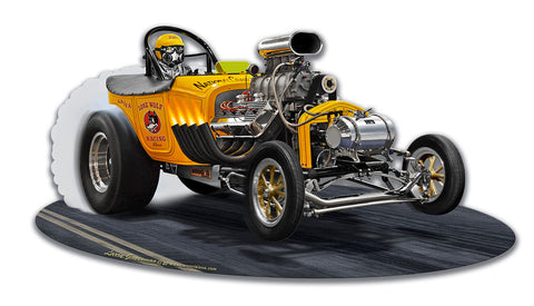 1923 T Bucket Fuel Altered Metal Sign