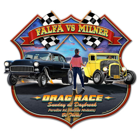 LGB816   Milner Sign Metal Sign