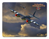 Mosquito WWII Airplane Metal Sign