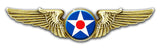 Air Corps Wings Metal Sign
