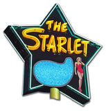 The Starlet Cut-out Metal Sign