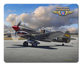 P 40 Warhawk Metal Sign