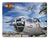 B 25 Mitchell Metal Sign