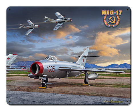 MIG 15 Metal Sign