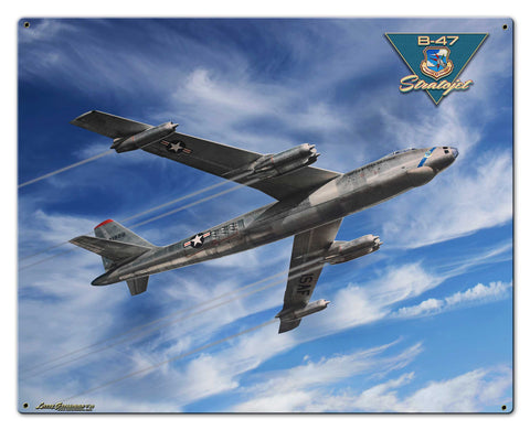 B-47 Stratojet Metal Sign
