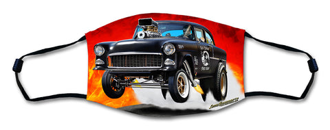 55 Chevy Face Mask Metal Sign