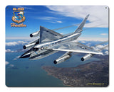 B 58 Hustler Metal Sign