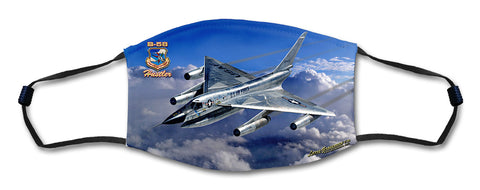 B-58 Face Mask Metal Sign