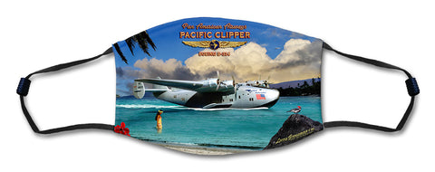 Clipper Face Mask Metal Sign