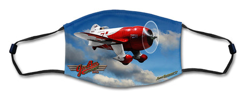 Gee Bee Face Mask Metal Sign