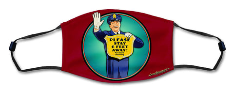 Guard Face Mask 3 Metal Sign