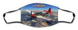 P 51 Mustang Face Mask Metal Sign