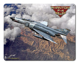 F 4 Phantom Metal Sign