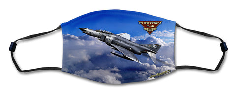 F-4 Phantom Face Mask Metal Sign