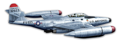 F-89 Cut Out Metal Sign