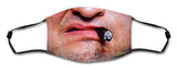 Cigar Chomping Face Mask Metal Sign