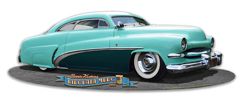 1949 Hirohata Merc Metal Sign