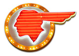 Indian Chief Metal Sign