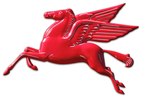 Pegasus Flying Metal Sign