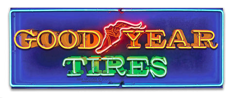 Goodyear Sign Metal Sign