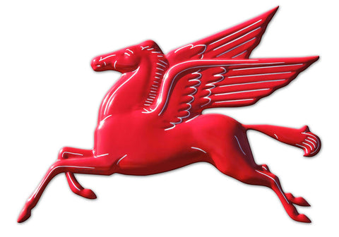 Pegasus Flying Metal Sign