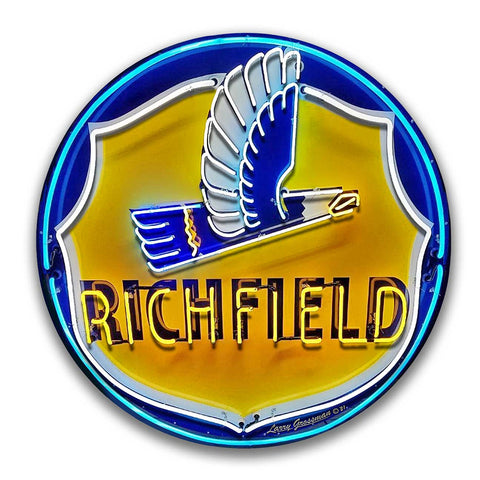 Richfield Metal Sign