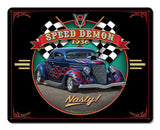 1936 Blown Coupe Metal Sign
