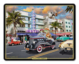 DOG DAZE IN MIAMI Metal Sign