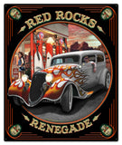 Red Rocks Renegade 30 x 36 Custom Shape Metal Sign