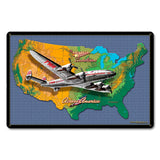 CONSTELLATION MAP 18 x 12 Satin Metal Sign