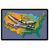 CONSTELLATION MAP 36 x 24 Satin Metal Sign