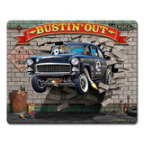 Break On Thru 1955 Chevy 15 X 12 vintage metal sign Metal Sign