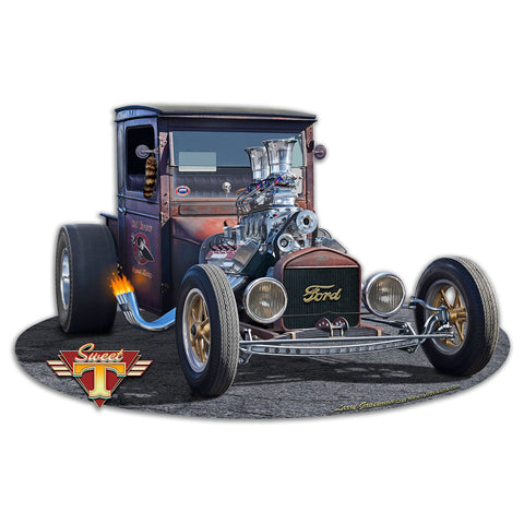 1926 T Truck Cut out 18 X 12 vintage metal sign Metal Sign