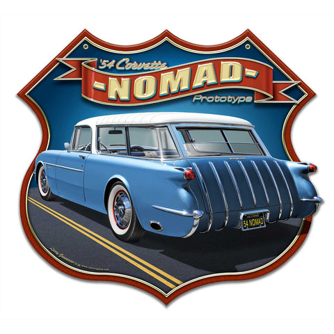 Nomad Shield 18 X 16 vintage metal sign Metal Sign