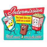 Intermission 18 X 14 vintage metal sign Metal Sign