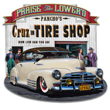 1948 Chevy Praise the Lowered Metal Sign 18in X17in Metal Sign