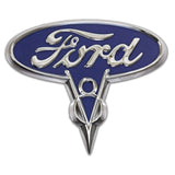 Ford V-8 Emblem Metal Sign 18in X 15in Metal Sign