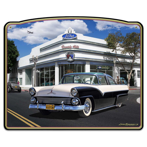 Ford Dealership Metal Sign 16in X 13in Metal Sign
