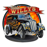 1933 WILD WILLYS Metal Sign 16in X 15in Metal Sign