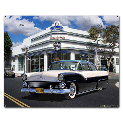 Beverly Hills Ford Metal Sign 30in X 24in Metal Sign