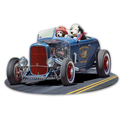 LGC418   Bone In The USA 32 Cut Out Metal Sign